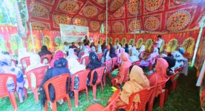 Group of participants and speakers at the One-Day Seminar/Workshop under the NHDP Scheme, discussing strategies for promoting local handicrafts and traditional craftsmanship